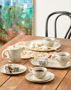 Robert Gordon Mugs & Cups-Ceylon Cup & Saucer / White
