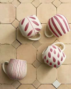 Robert Gordon Mugs & Cups-Hug Me Mugs / Rose Brush
