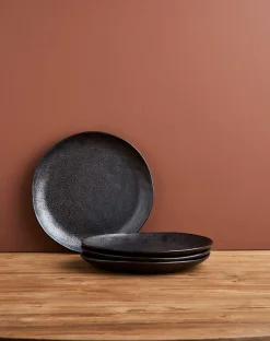 Robert Gordon Dinner Sets-12pc Earth Dinner Set / Black