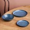 Robert Gordon Dinner Sets-12pc Potters Collection Dinner Set / Blue Storm