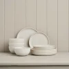 Robert Gordon Dinner Sets-12pc Small Portions Terra Dinner Set / Coast