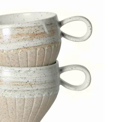 Robert Gordon Mugs & Cups-Set Of 2 Ceylon Mugs / White