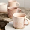 Robert Gordon Mugs & Cups-Strata Mugs / Pink