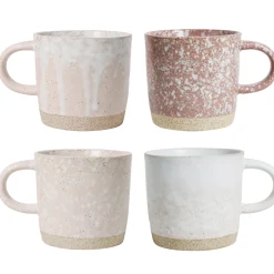 Robert Gordon Mugs & Cups-Strata Mugs / Pink