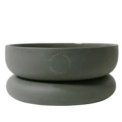 Robert Gordon Planters & Watering Cans-Wide Cloud Planter / Forest Green